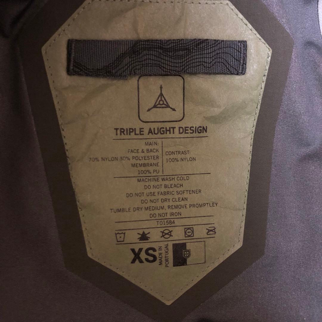 TAD Stealth Hoodie LT グレー XS パッチ付