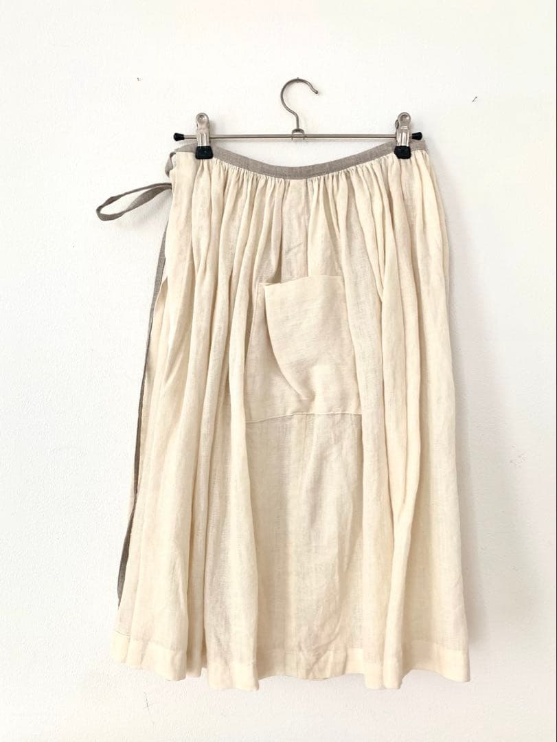 ツゲ製作所 ツゲエプロン　リネン　タブリエ