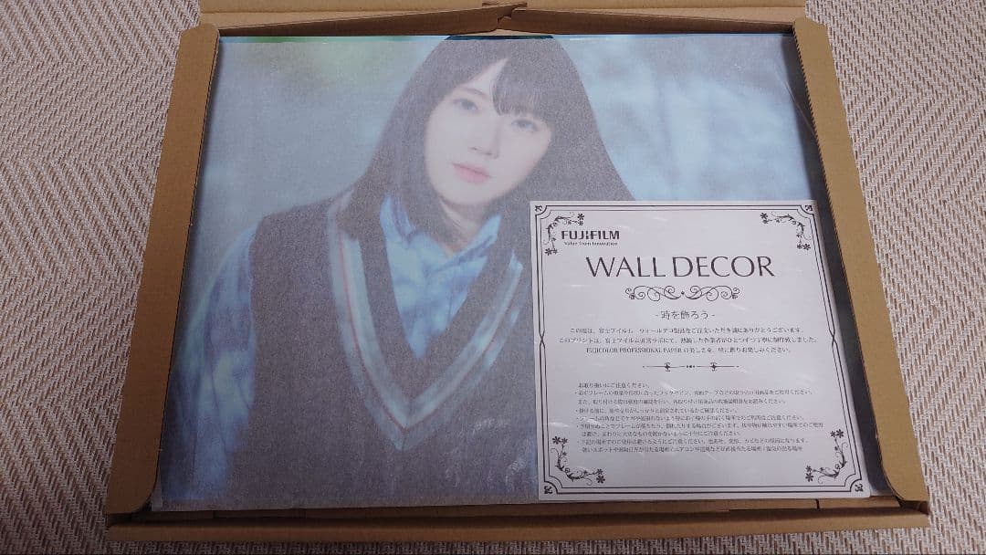FUJIFILM STU48瀧野由美子さん写真パネル WALL DECOR