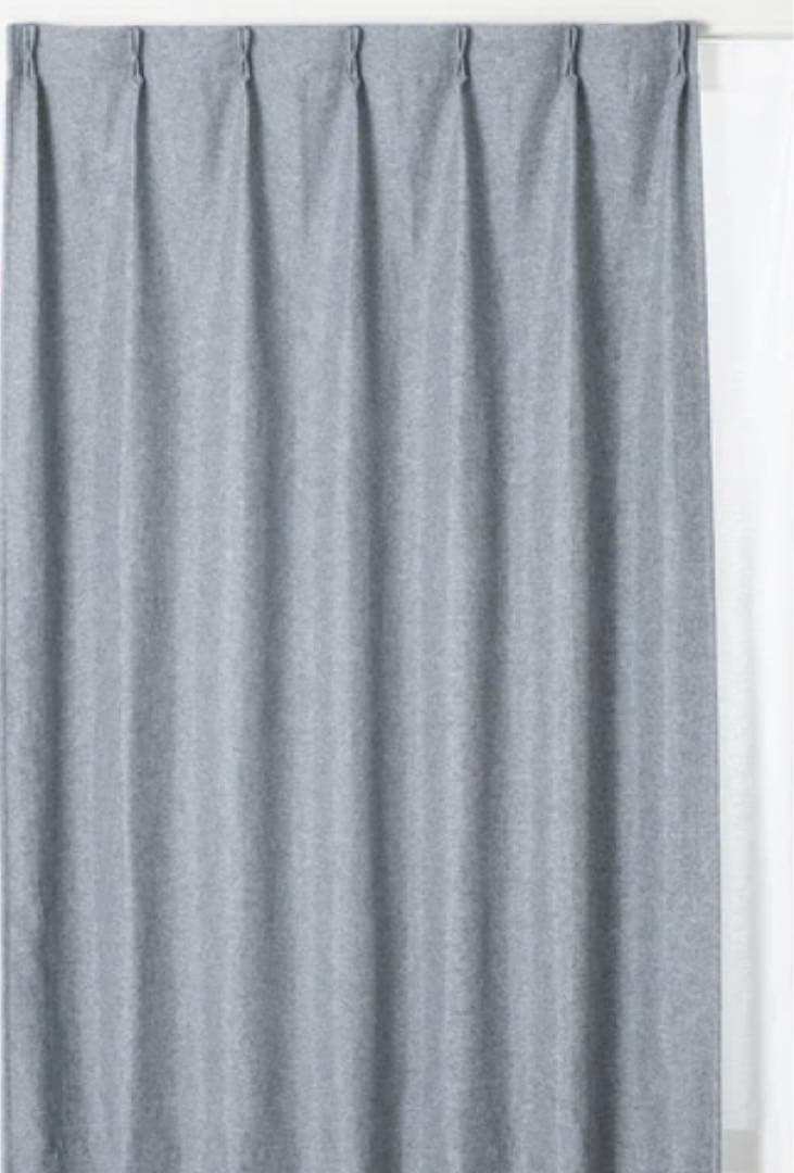 Francfranc ドレープカーテン幅100cm×丈185cm 2枚セット