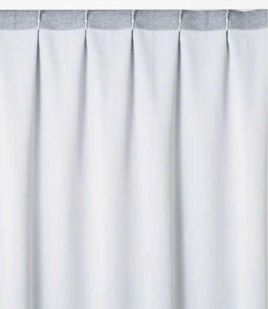 Francfranc ドレープカーテン幅100cm×丈185cm 2枚セット