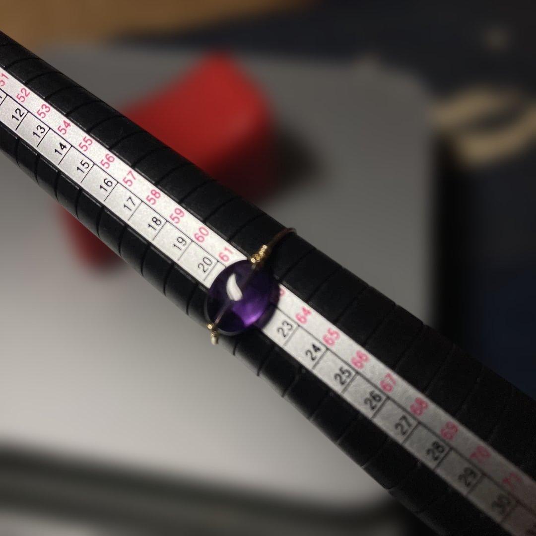 ♪(´ε｀ )…昔、素材は金製って言われたアメジストのハンドメイドの様なリング