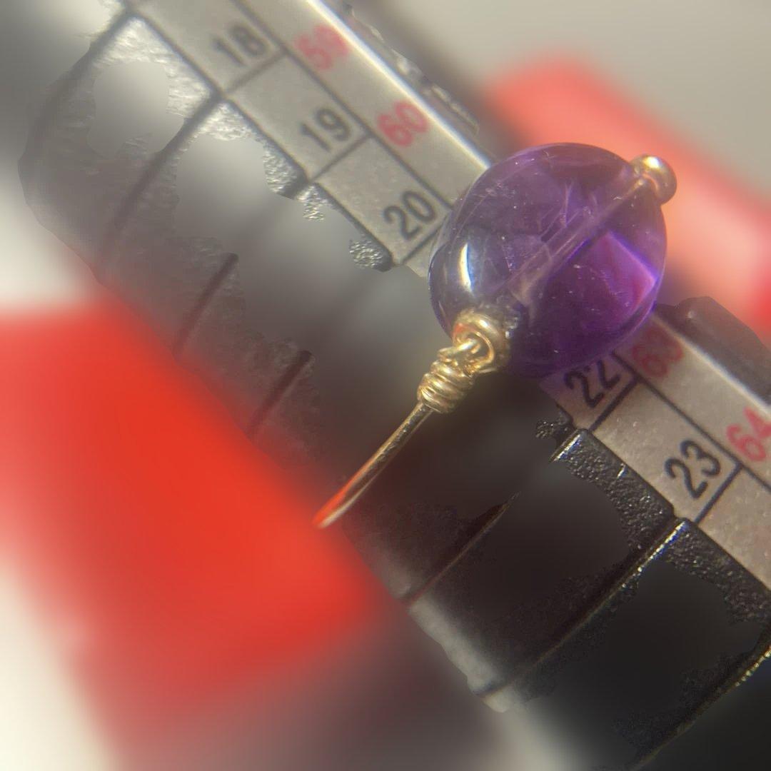 ♪(´ε｀ )…昔、素材は金製って言われたアメジストのハンドメイドの様なリング