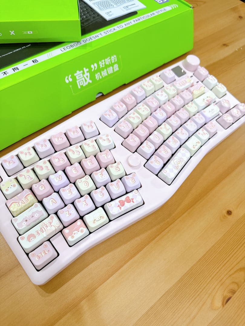 OUSEITECH LEOBOG A75 メカニカルキーボード　猫キーボード