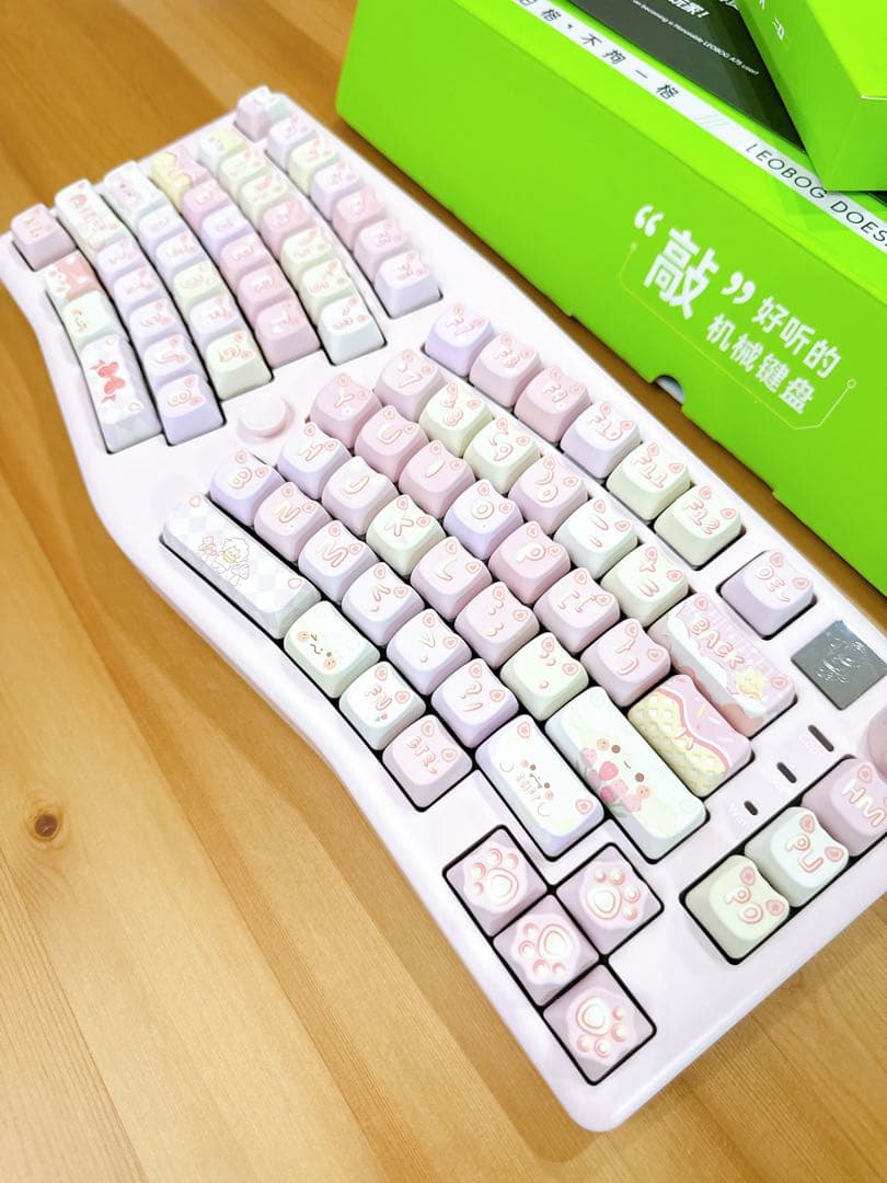 OUSEITECH LEOBOG A75 メカニカルキーボード　猫キーボード