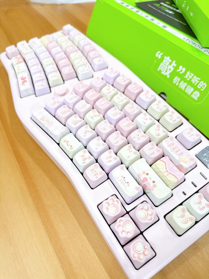 OUSEITECH LEOBOG A75 メカニカルキーボード　猫キーボード