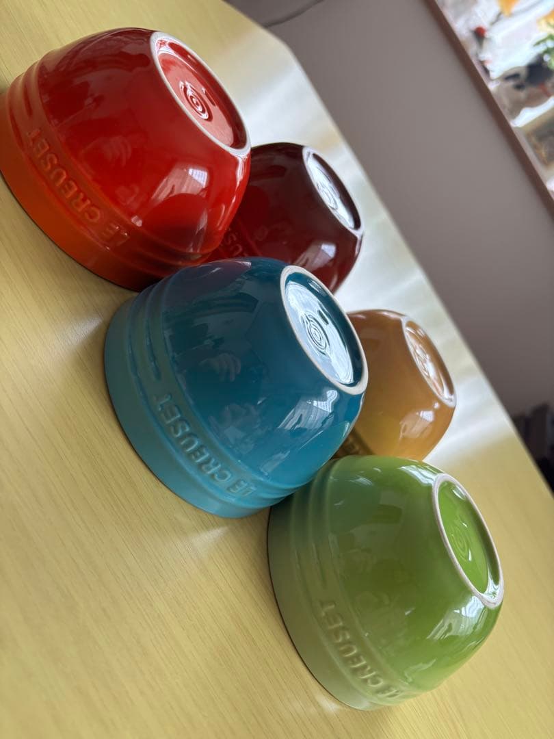LE CREUSET スモールライスボウル レインボー５個セット