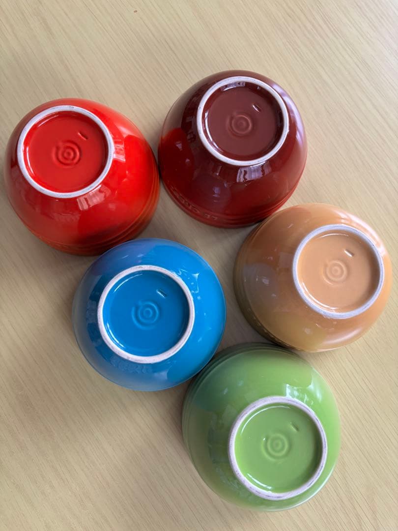 LE CREUSET スモールライスボウル レインボー５個セット