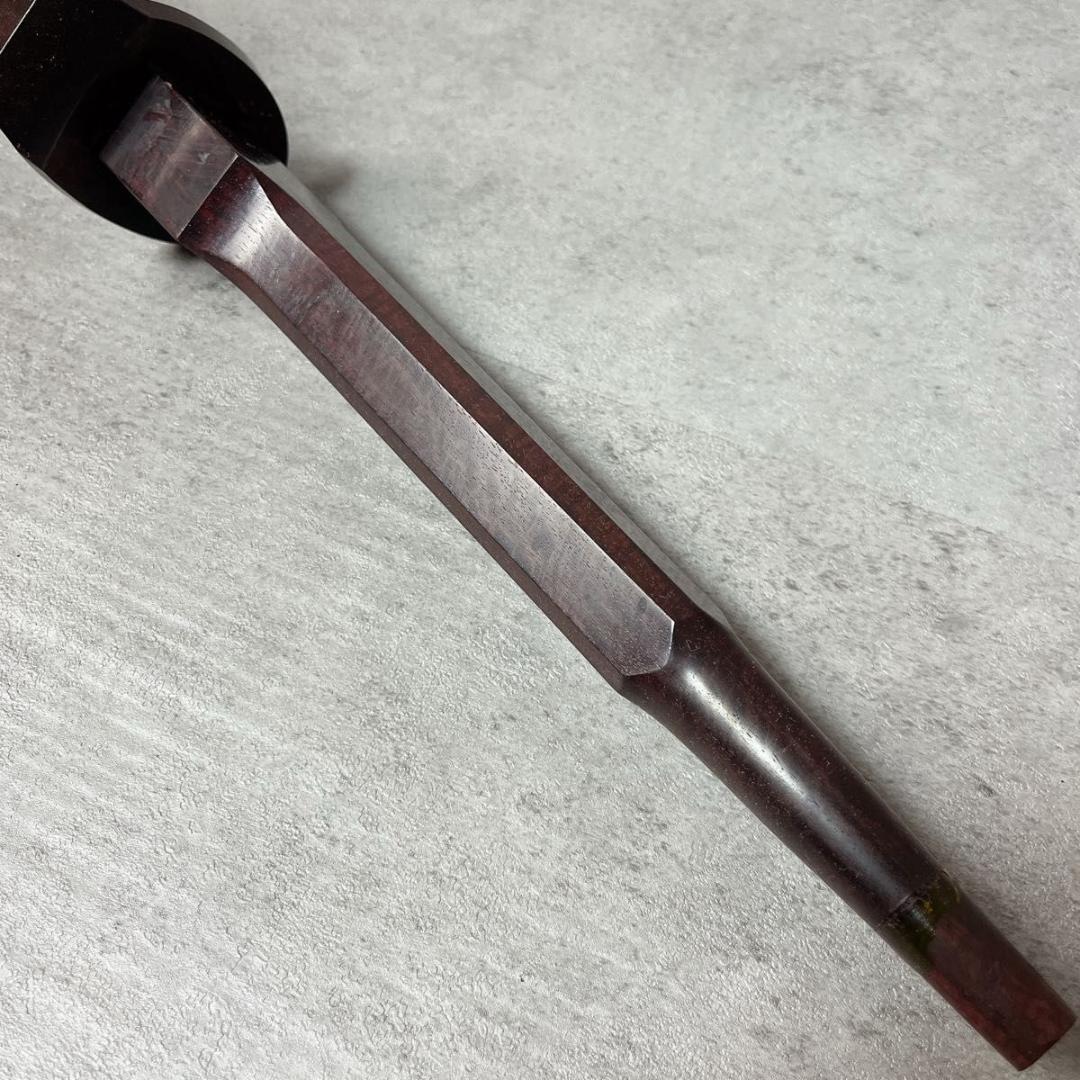 津軽三味線 太棹 紅木 綾杉胴 金細 東さわり 2本溝 和楽器 ケース付