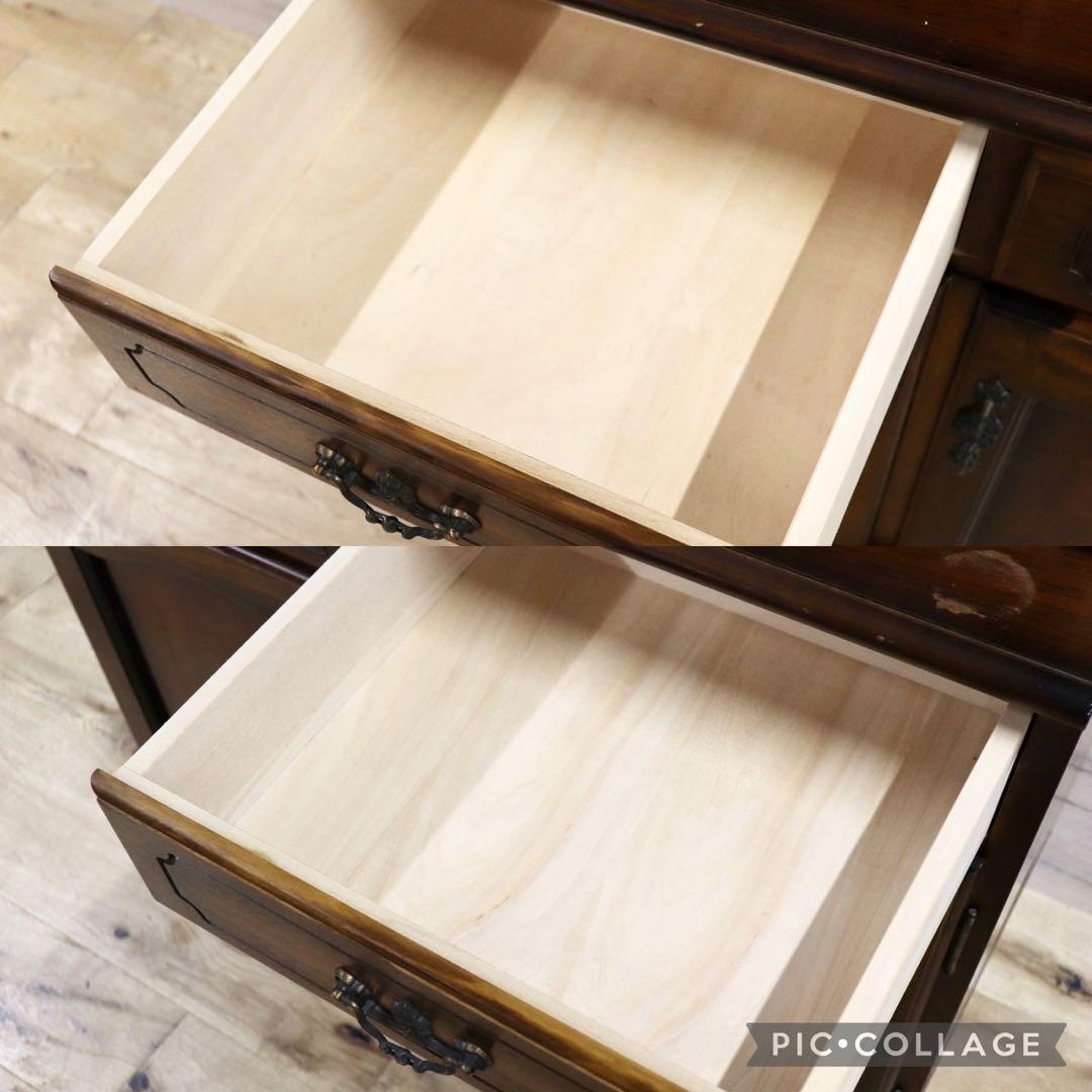GMGF19○karimoku / カリモク コロニアル 食器棚 カップボード