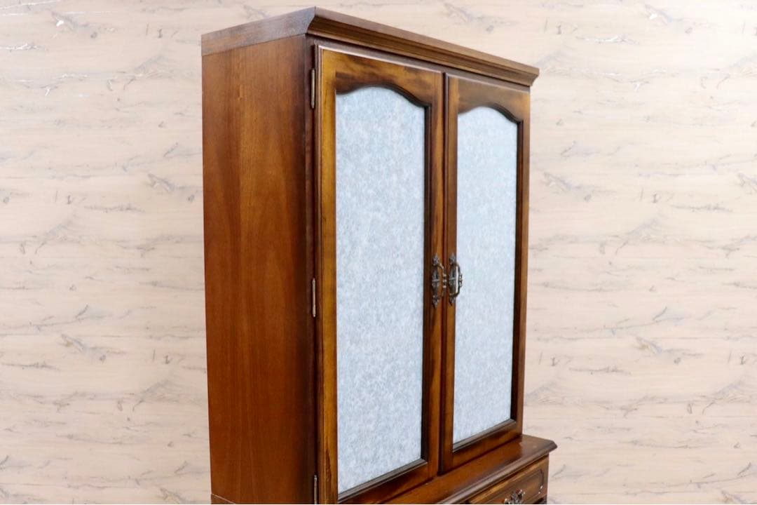 GMGF19○karimoku / カリモク コロニアル 食器棚 カップボード