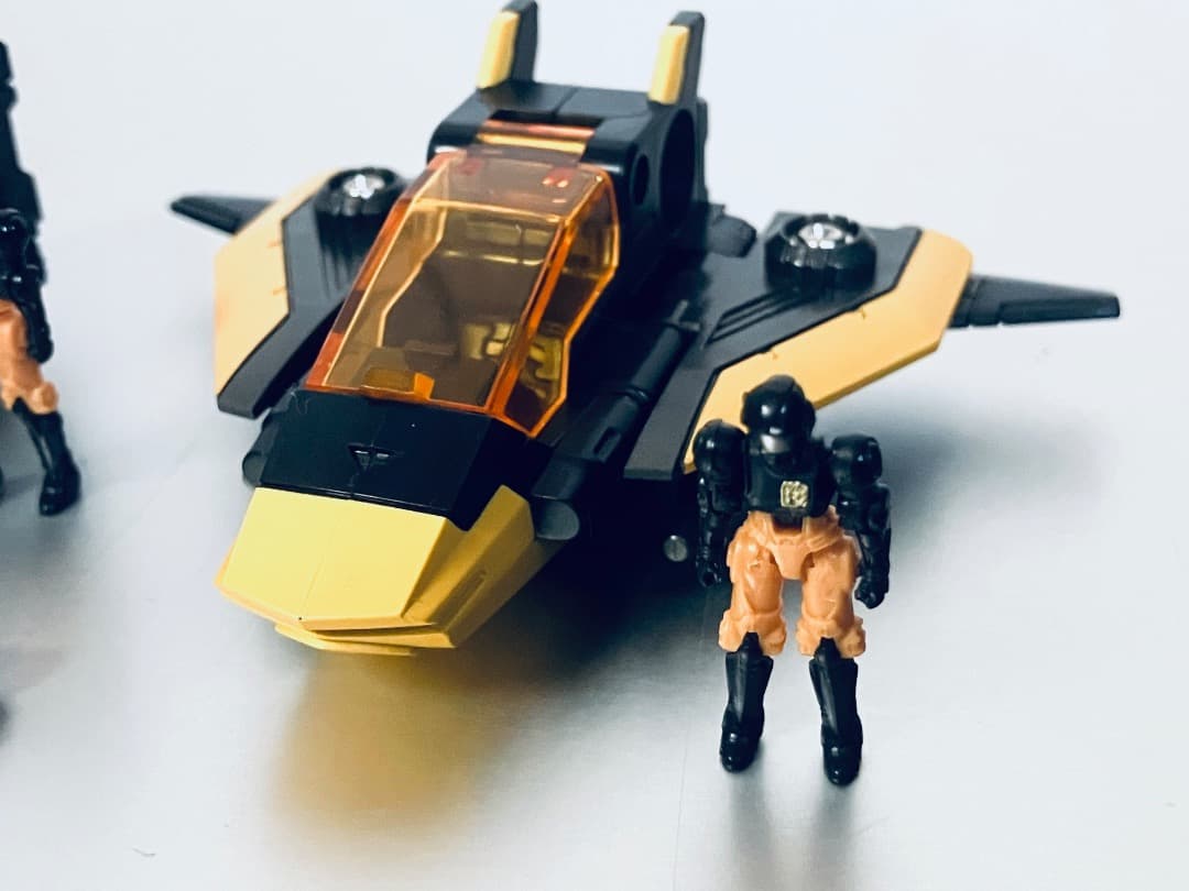 ダイアクロン　ベースファイター　ダイアクロン隊員　FZビームガン　セット