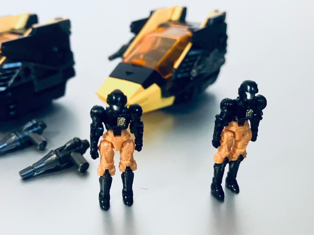 ダイアクロン　ベースファイター　ダイアクロン隊員　FZビームガン　セット