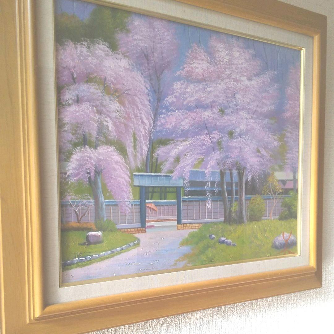 爛漫の桜 F8号 ( 肉筆画)