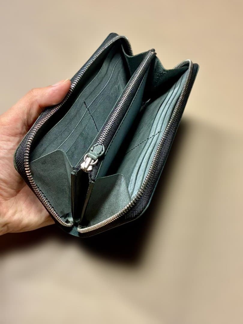 ラウンドファスナーウォレット Casaオリジナル 長財布 本革 CR-1