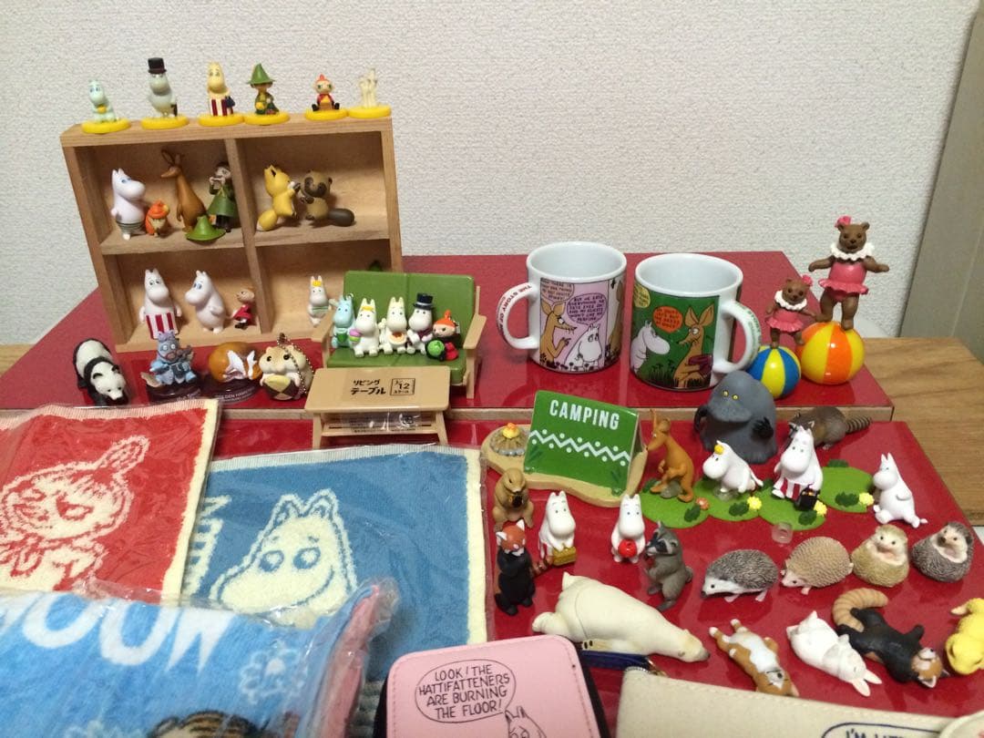 ムーミン フィギュアと雑貨セット　まとめ売り　タオル　マグカップ