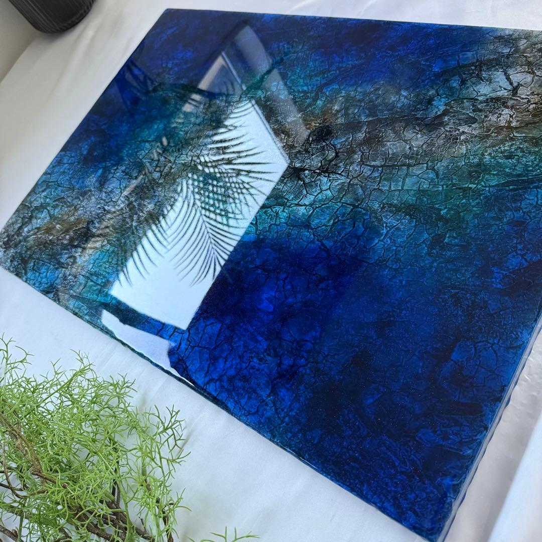 レジンアート　男前シリーズ　BIGパネル　海アート　オーシャンアート