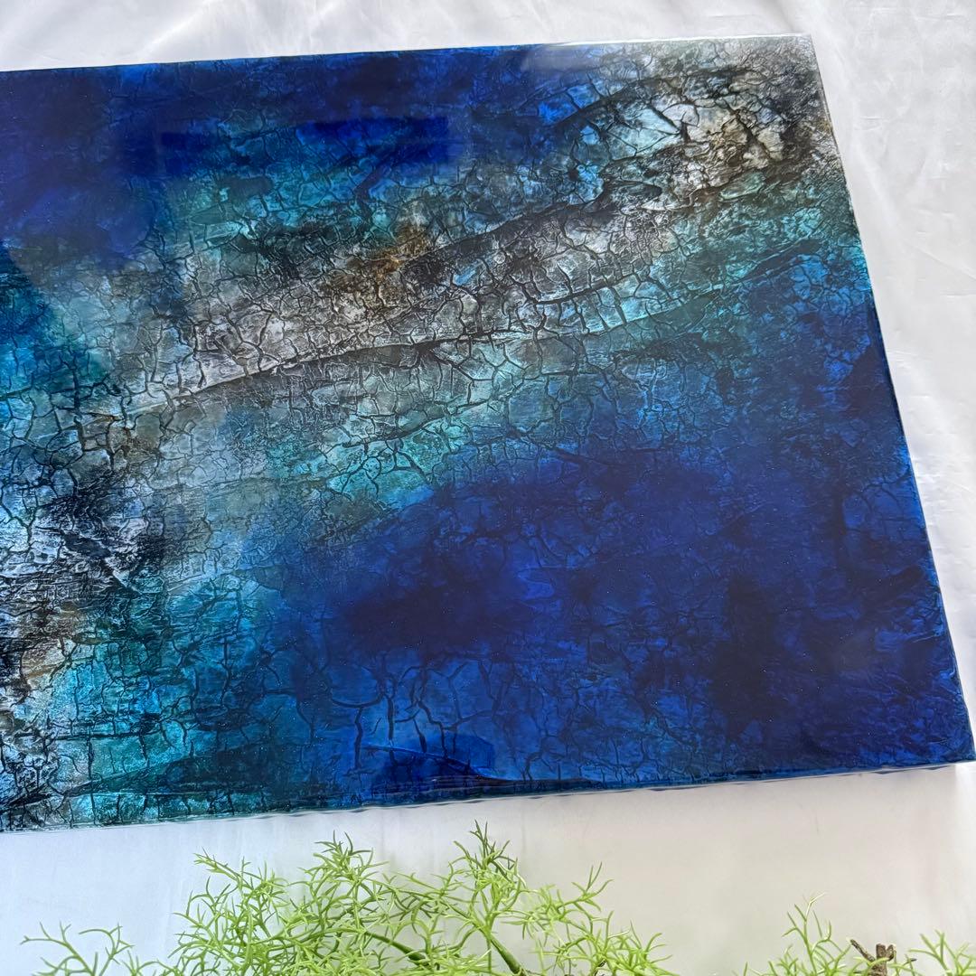 レジンアート　男前シリーズ　BIGパネル　海アート　オーシャンアート