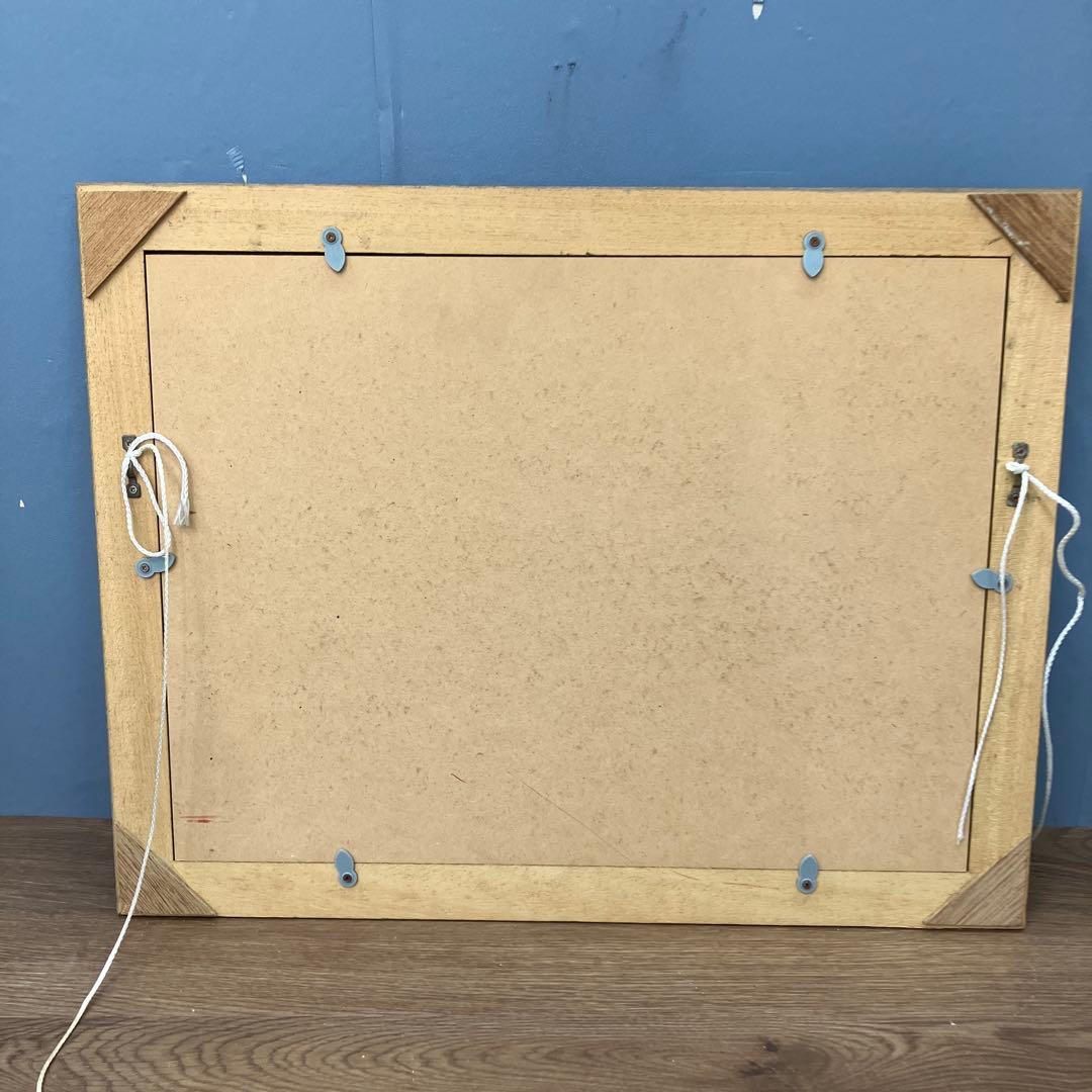 パリ風景画 エッフェル塔とアレクサンドル3世橋 水彩画 複製画 額装品