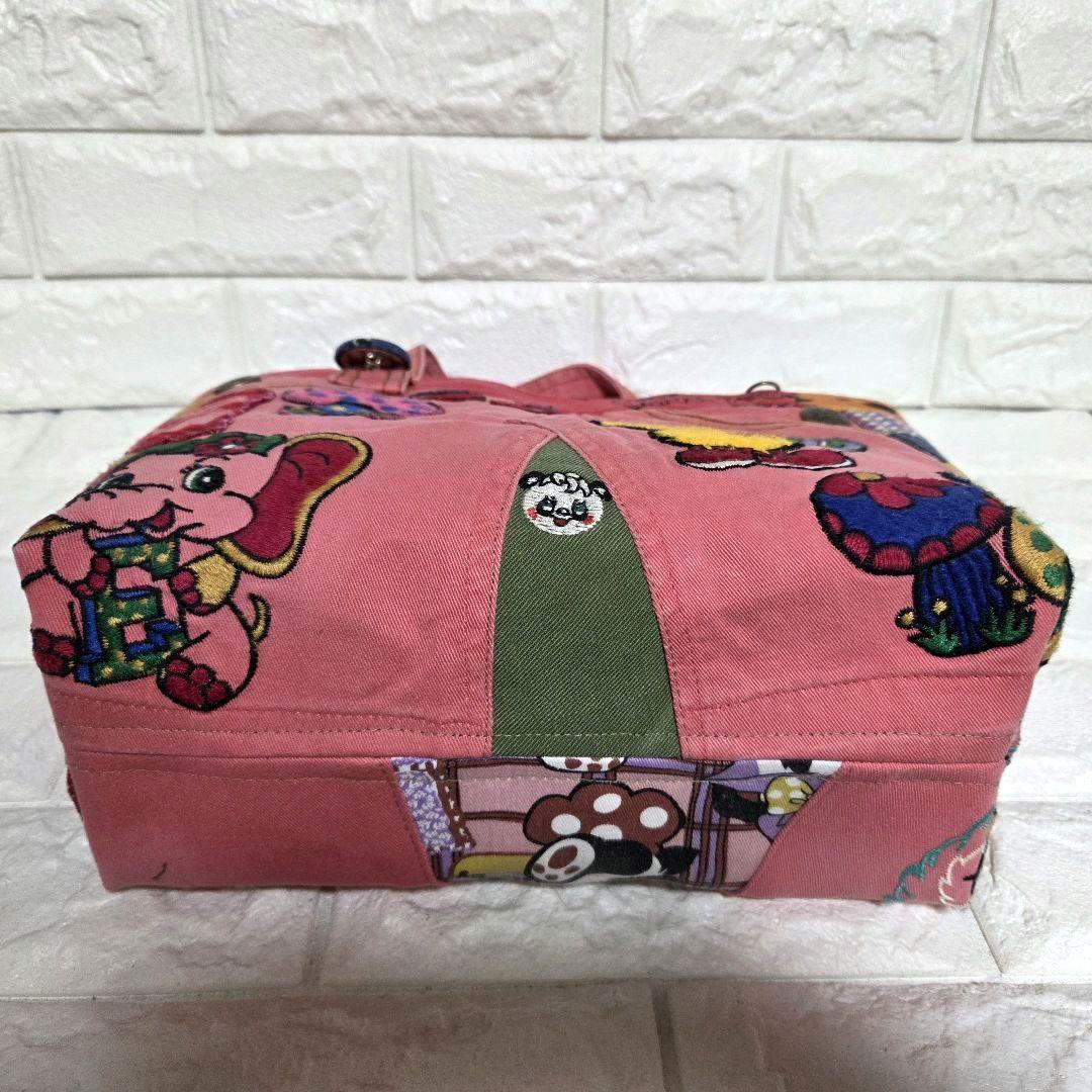 932 デニム＊リメイク＊刺繍＊バッグ＊トートバッグ