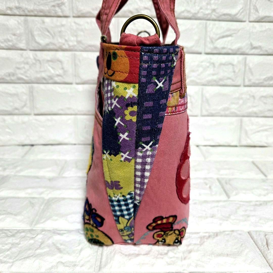 932 デニム＊リメイク＊刺繍＊バッグ＊トートバッグ