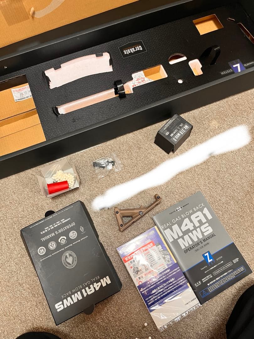 東京マルイ ガスブローバック M4A1 MWS 初速アップカスタム
