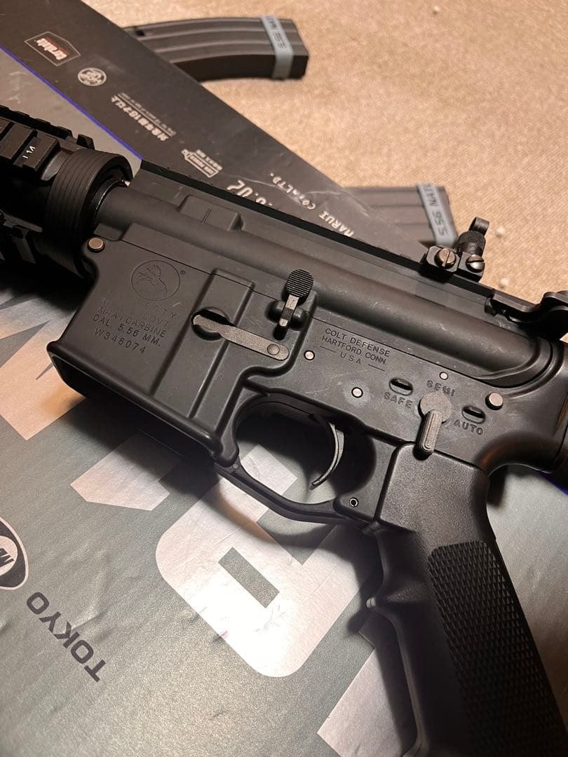 東京マルイ ガスブローバック M4A1 MWS 初速アップカスタム