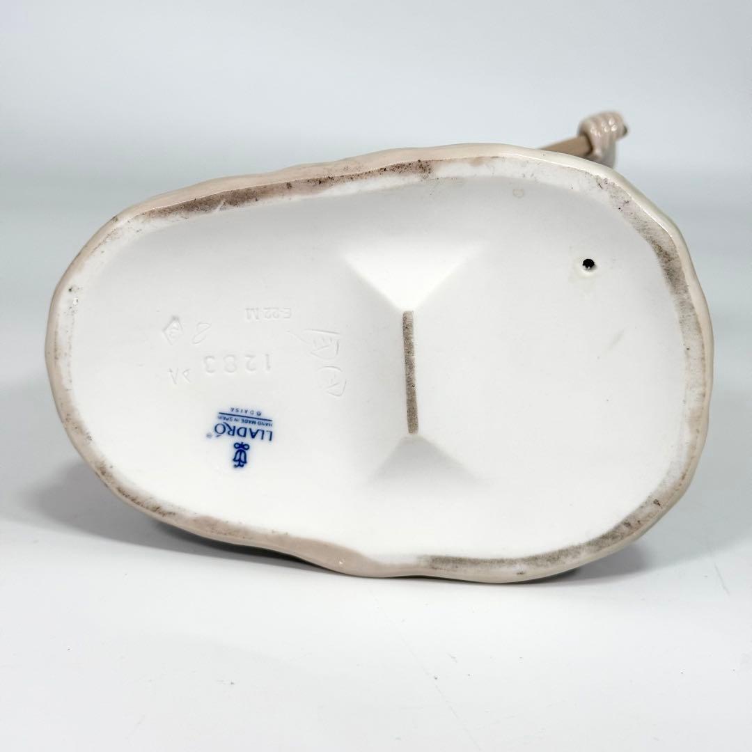 希少 LLADRO リヤドロ 花車 フィギュリン 陶器人形 置物　1283