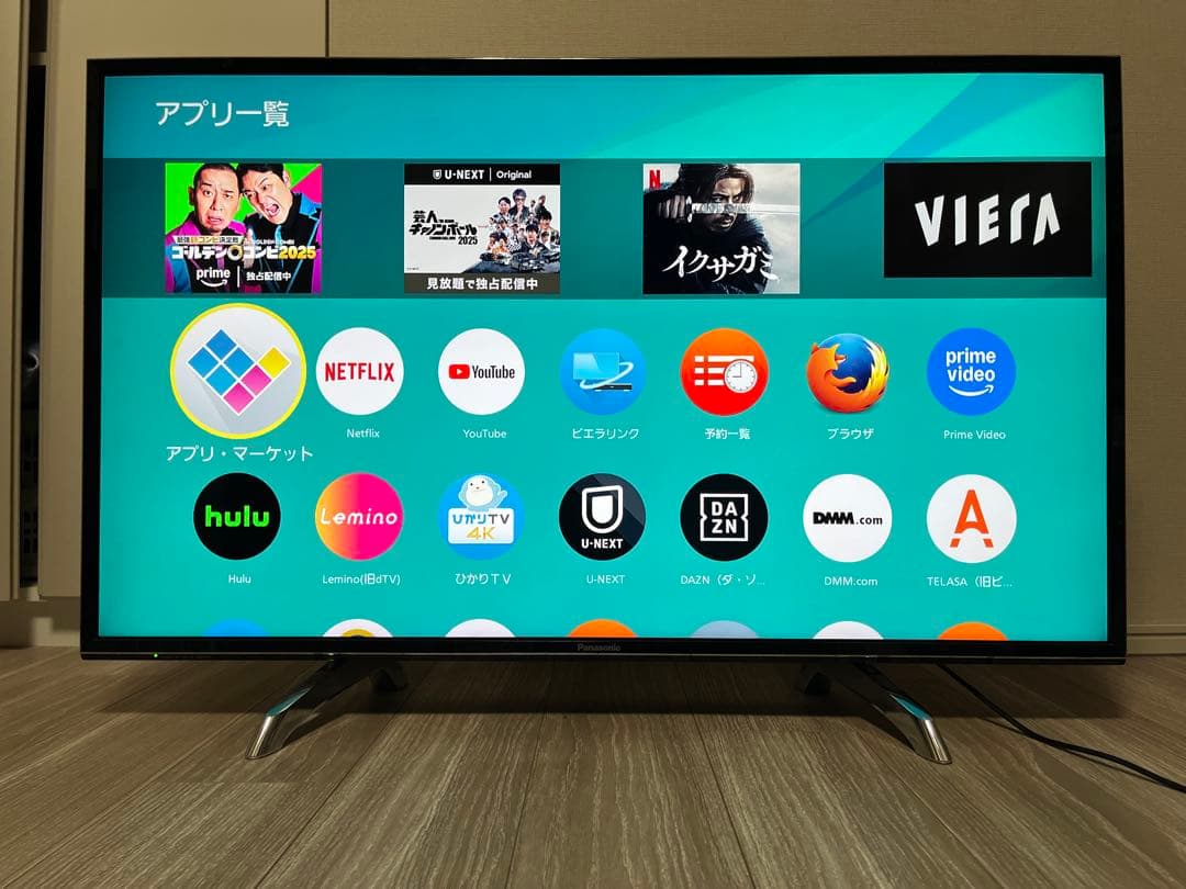パナソニック 43V型 4K 液晶テレビ スマートビエラ TH-43DX750