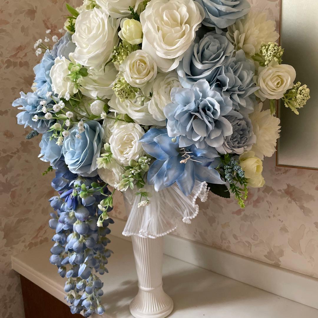 フラワーアレンジメント　造花　プリュム