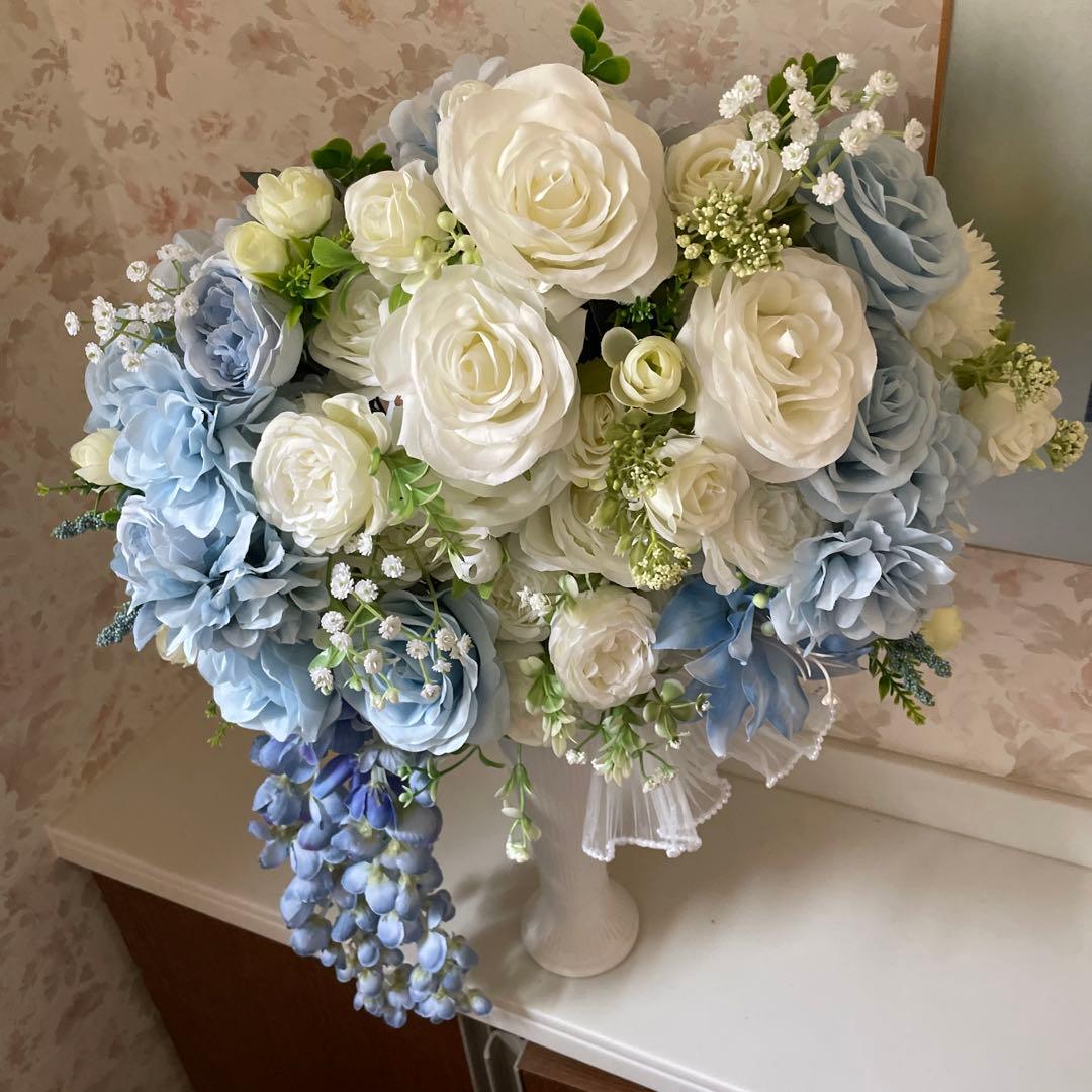 フラワーアレンジメント　造花　プリュム