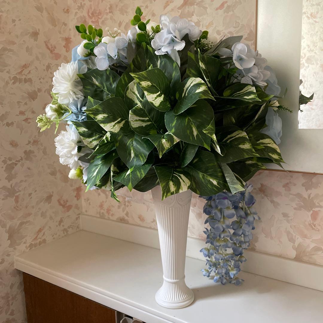 フラワーアレンジメント　造花　プリュム