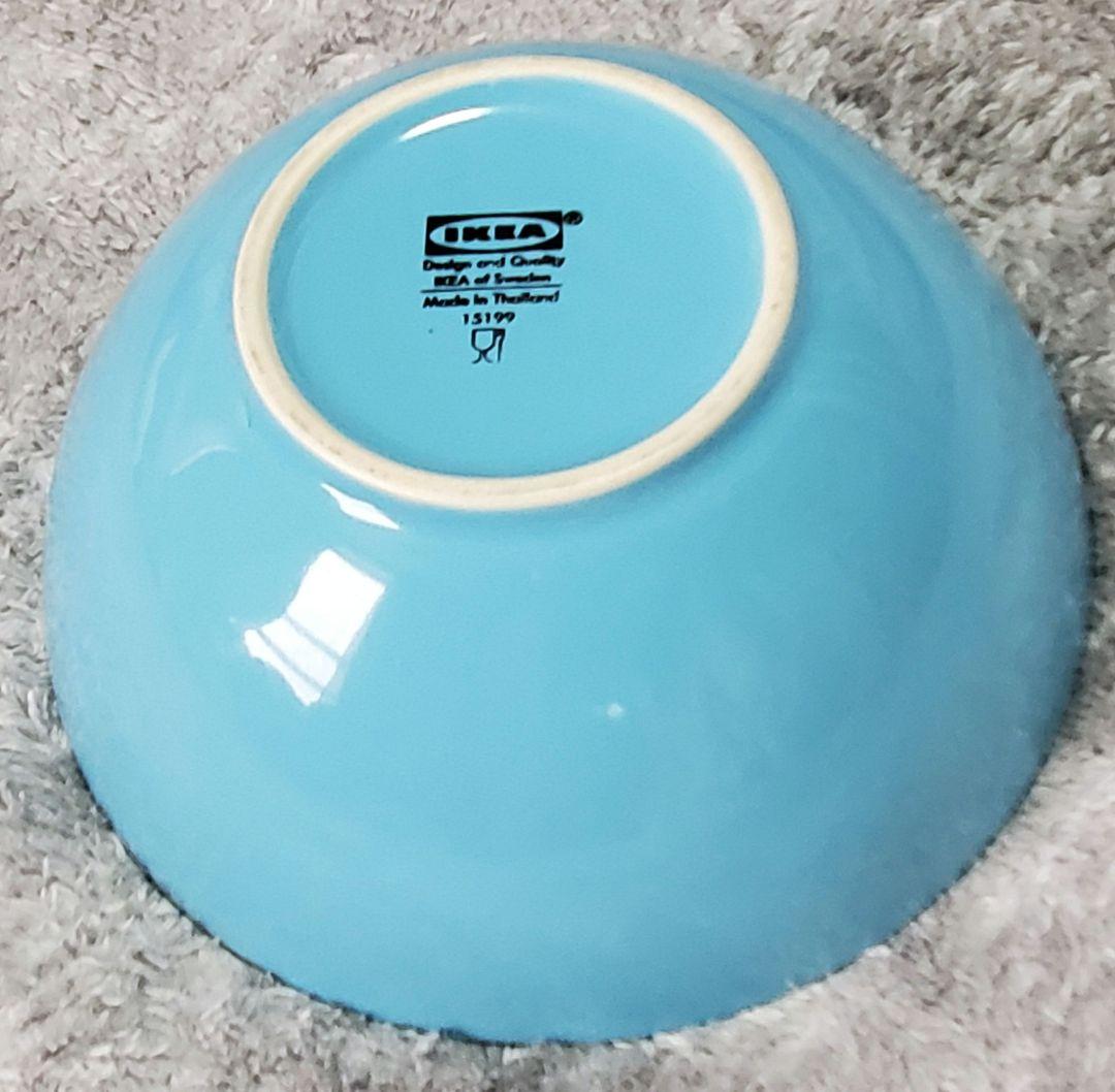 IKEA　ターコイズブルー　ボウル＆大皿　8点セット