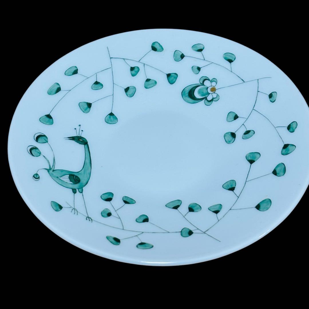 マイセン　Meissen 孔雀　プレート　2枚セット