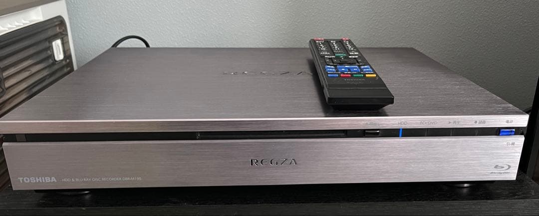 TOSHIBA BDレコーダー REGZA レグザ DBR-M190 リモコン付