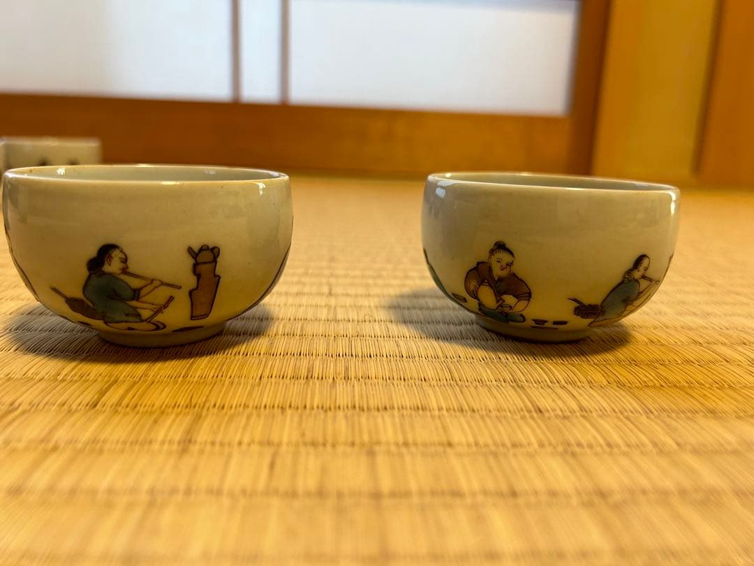 初代徳田八十吉　急須・湯呑み