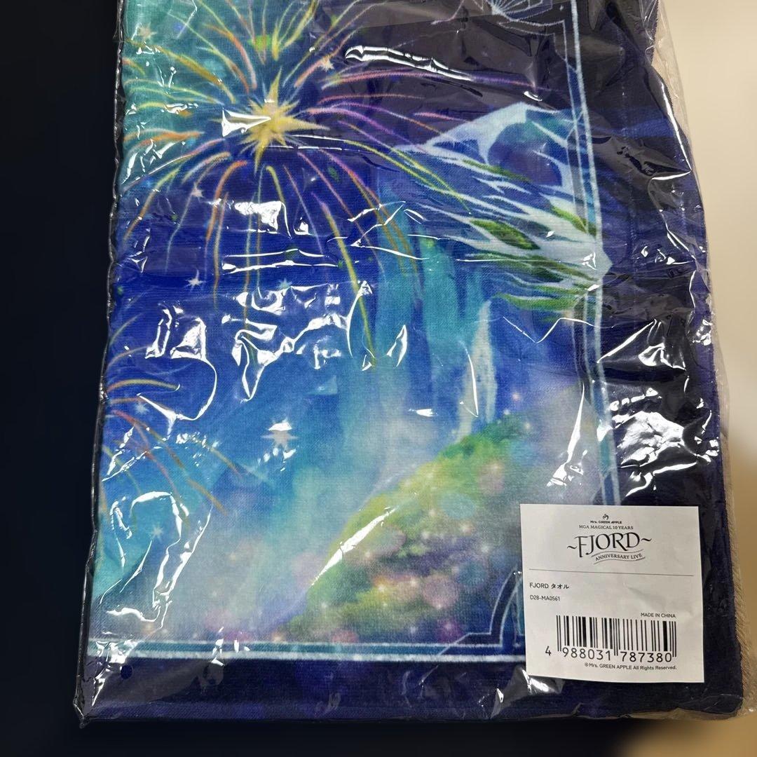 FJORD アニバーサリー開封済みTシャツ ブラック Lサイズタオル新品未使用