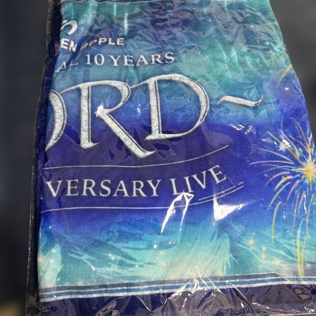 FJORD アニバーサリー開封済みTシャツ ブラック Lサイズタオル新品未使用