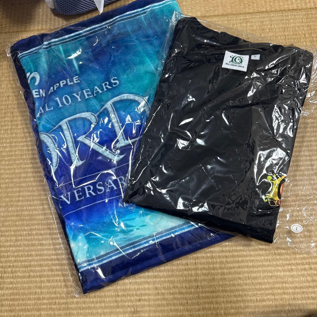 FJORD アニバーサリー開封済みTシャツ ブラック Lサイズタオル新品未使用