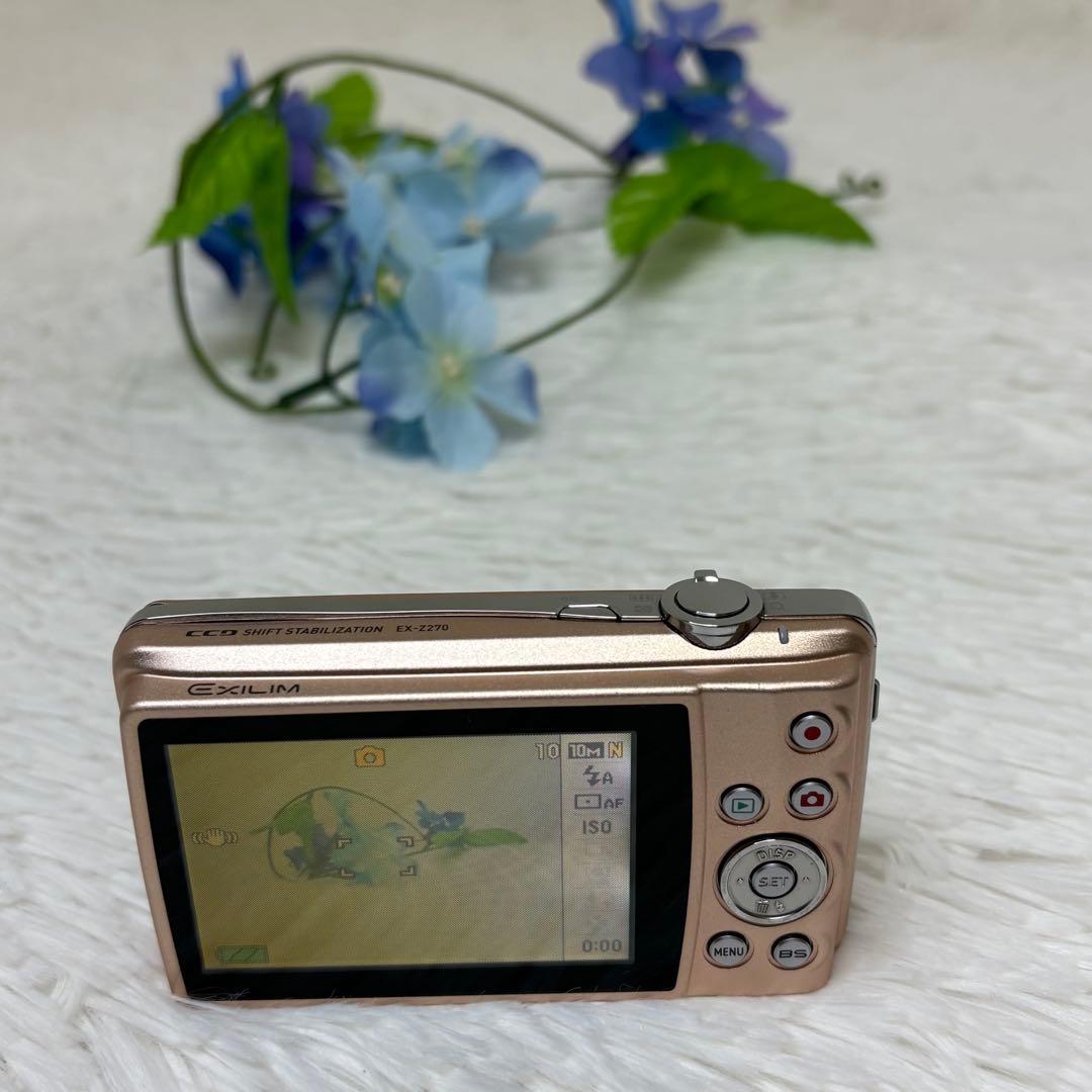 CASIO カメラ　エクシリム　EX-Z270 ピンク コンデジ　動作品