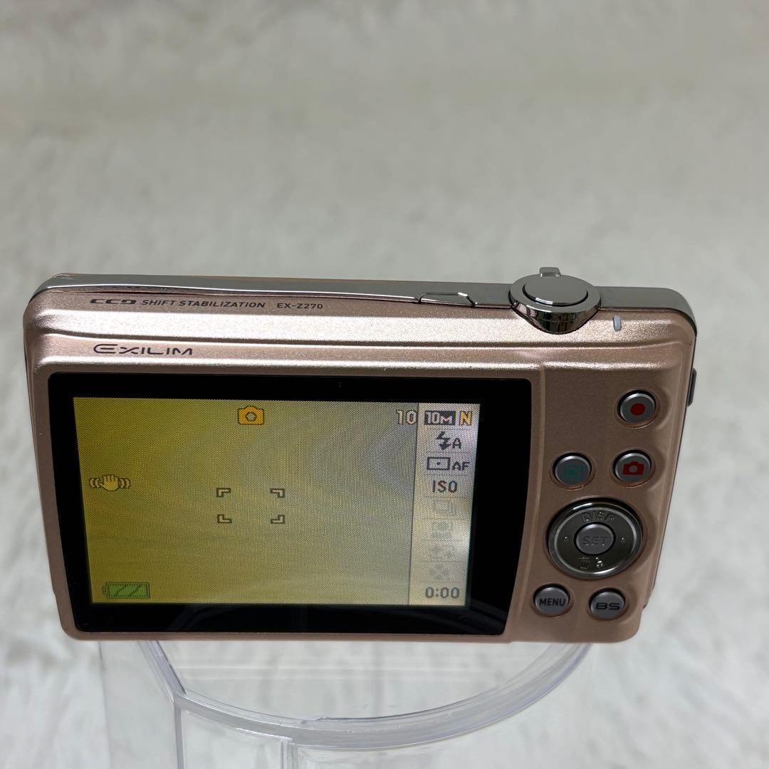 CASIO カメラ　エクシリム　EX-Z270 ピンク コンデジ　動作品