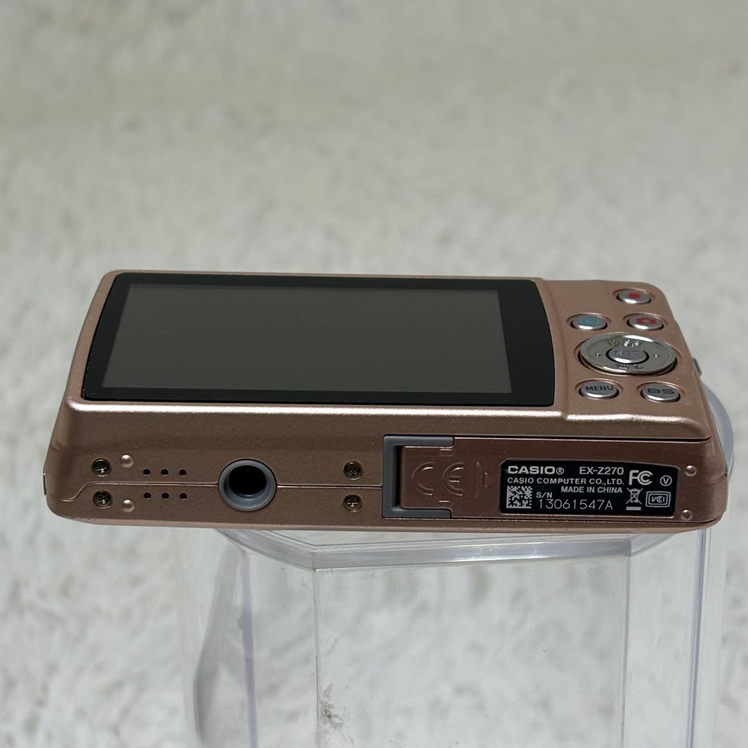 CASIO カメラ　エクシリム　EX-Z270 ピンク コンデジ　動作品