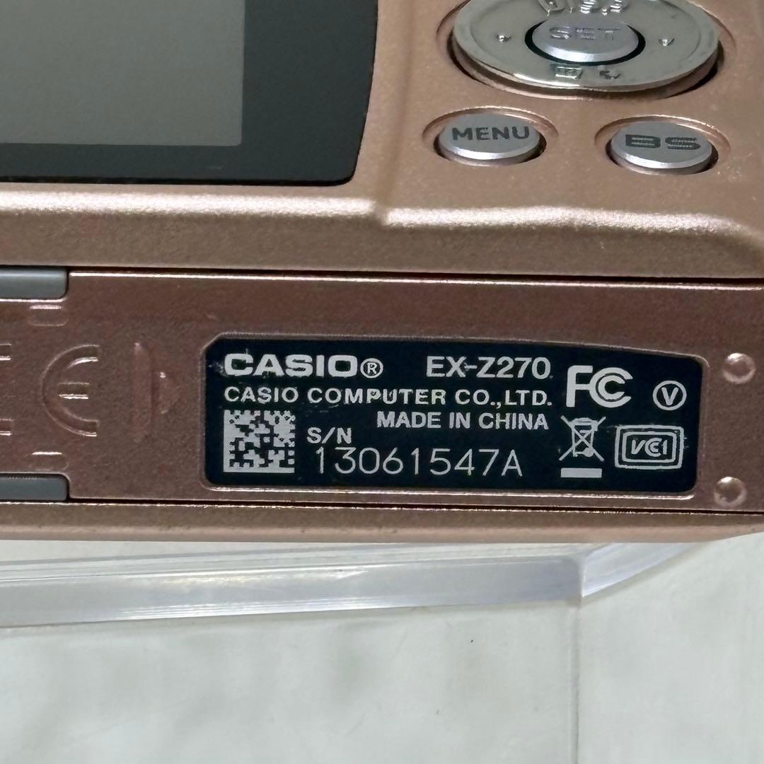 CASIO カメラ　エクシリム　EX-Z270 ピンク コンデジ　動作品
