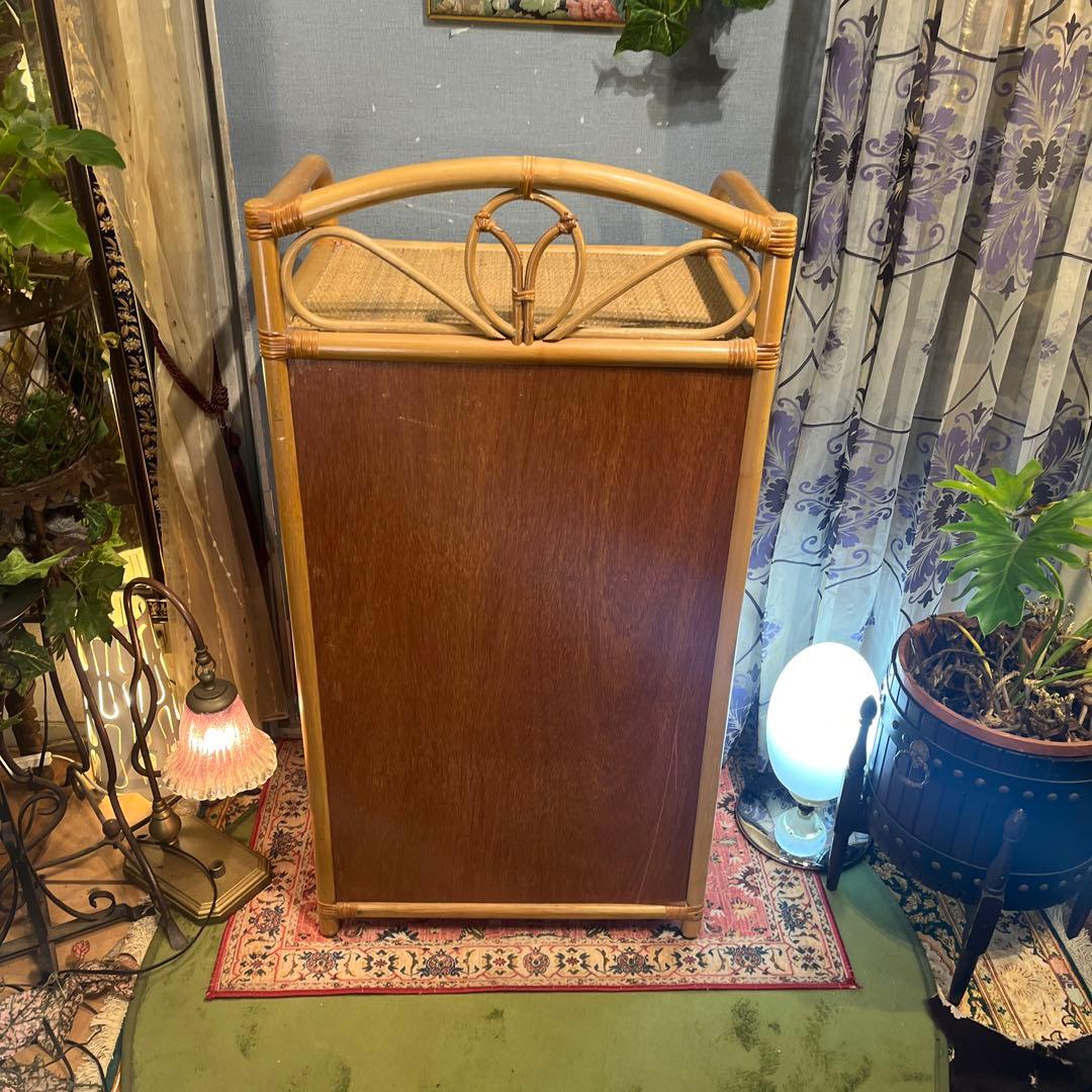 籐　ラタン　5段　チェスト　箪笥　軽量コンパクト