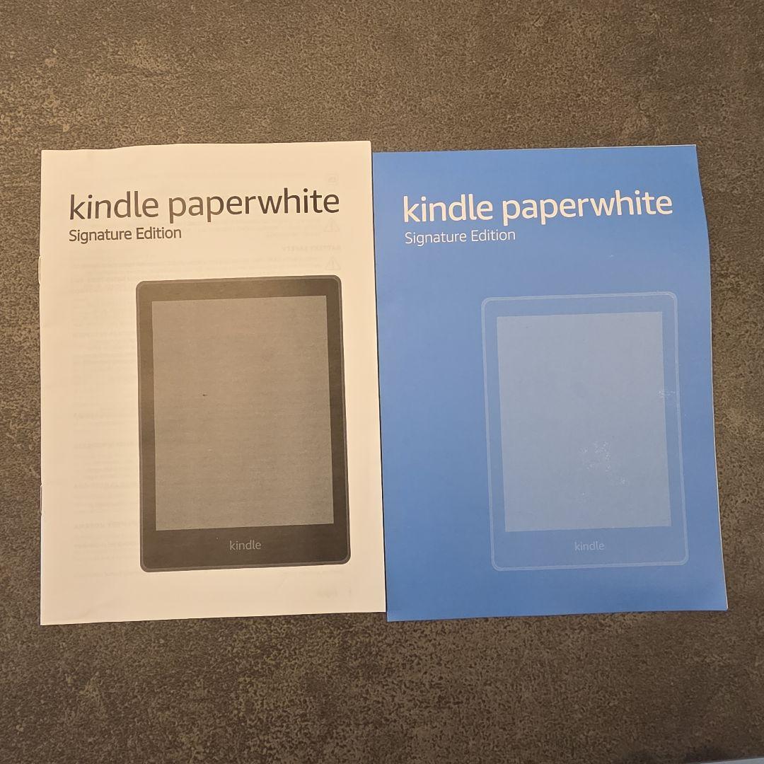 新品Kindle Paperwhite Signature 第12世代 カバー付