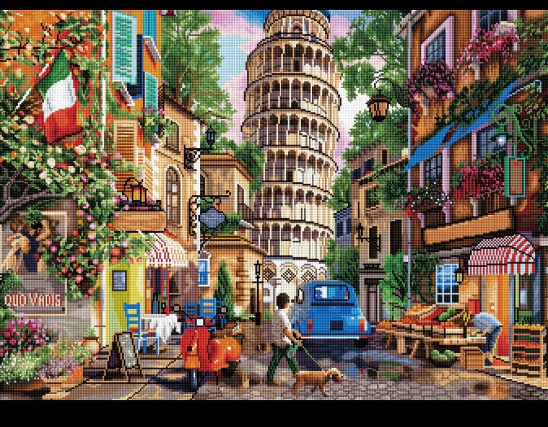 ダイヤモンドアートクラブ　Streets of Pisa