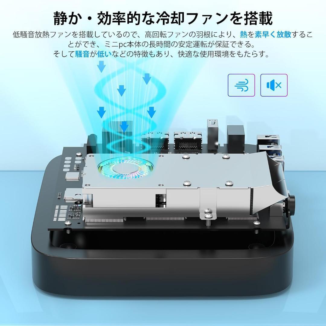 【R1591-117-370】ミニpc n100 mini pc　ミニパソコン