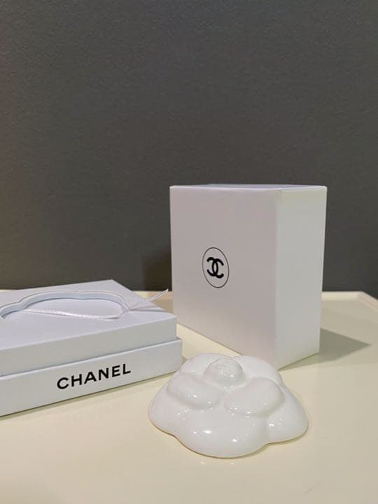 新品 CHANEL シャネル アロマストーン ペーパーウエイト ケース 付き