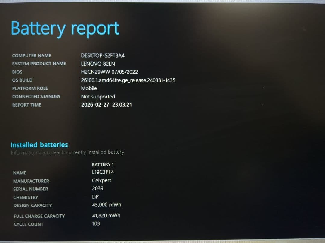 IdeaPad5 15ALC05 Ryzen 5・8GBメモリ・256GBSSD