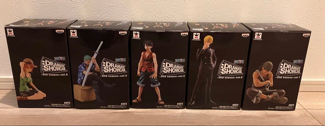 ワンピース DRAMATIC SHOWCASE フィギュアセット